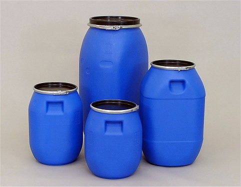 Weithalsfässer, abgeflacht ohne UN-Zulassung